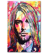 CakatabloRetro Kurt Cobain Desenli Görsel MDF Tablo