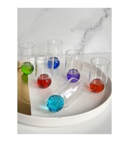 Şık Kahve Yanı Su Kadehleri 6'lı Set, 100ml, Zarif Tasarım