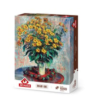 Art Puzzle Kudüs Enginar Çiçekleri, Claude Monet 1000 Parça Puzzle