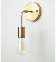 RİOLİGHT RETRO,RUSTİK15,VİNTAGE ESKİTME 1XE27 DUYLU METAL DUVAR APLİK (Eskitme Altın)