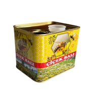 Süzme Bal Tenekesi (Desenli) - 3 Kg