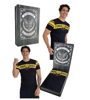 Fenerbahçe ERKEK KOLEJ ESTABLISHED 1907 TSHIRT LAZER KUTU HEDİYELİ (Lacivert-Gri)