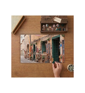 İspanya Eski Sokaklar Tasarımı 240 parça Ahşap Puzzle Ahşap Kutuda MP05078