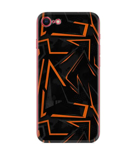 Apple iPhone 5 6 7 8 Plus Se XR Kılıf Desemli Silikon Zigzaglar 1651