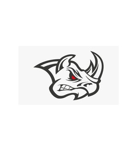 Oto Rhino Oto Sticker Siyah 58*35 Cm