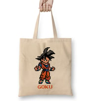 Dragon Ball Z Pixel Goku Bez Çanta Uzun Saplı