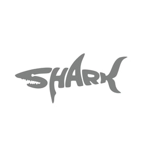 Shark Köpek Balığı Sticker 17x17 Cm Gri