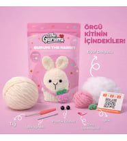The Gurumi Tavşan Örgü Öğrenme Kiti (TG003)