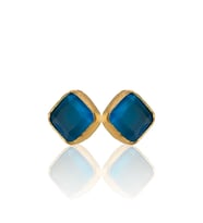 Kadir Jewellery 22 Ayar Altın Kaplama Kadın Minimal Küpe -El İşçiliği Ve Hipoalerjenik Küpe