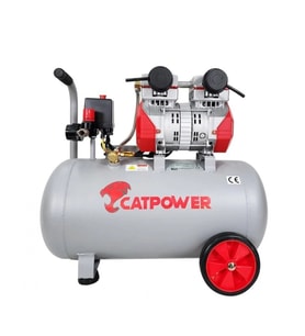 Mey İthalat® Cat Power 1154 50 Litre Yağsız Sessiz Hava Kompresörü 2 Hp