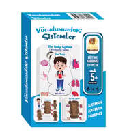 Vücudumuzdaki Sistemler Yapboz - İngilizce ve Türkçe - Erkek Çocuk Puzzle - 5 Yaş ve Üzeri Eğitime Yardımcı Oyuncak (Çok Renkli)