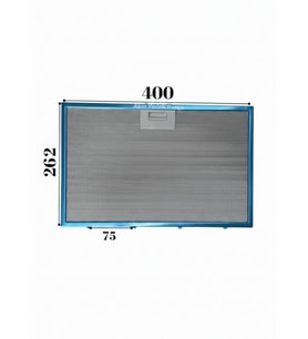 Vestel İle Uyumlu Davlumbaz Filtresi 40X26,2 CM Arka Aralık 7,5 CM Filtresi