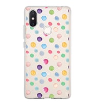 PrintiFy Xiaomi Mi 8 SE ile Uyumlu 1mm Slim Fit Water Color 6 Baskılı Şeffaf  Kılıf