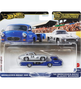 Hot Wheels Mercedes-Benz 300 SL 55 Mercedes-Benz Blaues Wunder Model Araba