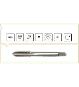 Makina Takım HSS DIN 352 Metrik Normal Vidalı Kılavuz  Son M3-MTE B00104040300