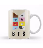 Bts BT Karakterleri Kupa Bardak Porselen