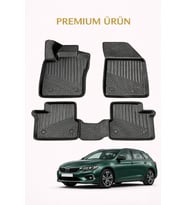 Fiat Egea Hatchback ile Uyumlu 3D Oto Paspas Premium