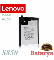 Lenovo S850 Batarya Lenovo BL220 Uyumlu Yedek Batarya