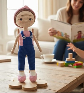 El Yapımı Amigurumi Kız Bebek – Çocuklar İçin Şirin Hediye