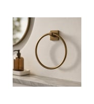 Modern Tasarım Oval Pirinç Eskitme Banyo Havluluk