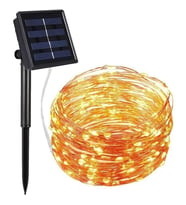 ALLY Solar Güneş Enerjili Dış Bahçe Aydınlatma Su Geçirmez Led 10M-(5775) - HPSBYI5484-9495