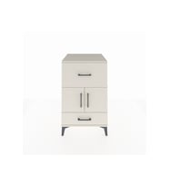 Kronos Komodin Tek Raflı 2 Çekmeceli 2 Kapaklı 60x59x96 Aytaşı-Aytaşı