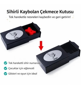 Herşeyi Kaybeden Sihirli Kutu Sihirli Çekmece 3x10x7 Cm