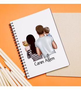 Canım Ailem Tasarımlı Defter