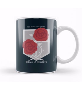Attack on Titan Garrison logo Kupa Bardak Porselen