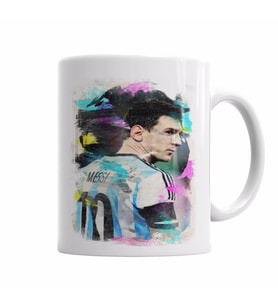 Messi 10 Kupa Bardak Porselen