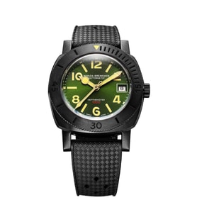 Nivada Grenchen Depthmaster Numerals Black & Green 14135A01 Kol Saati