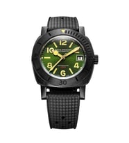 Nivada Grenchen Depthmaster Numerals Black & Green 14135A01 Kol Saati