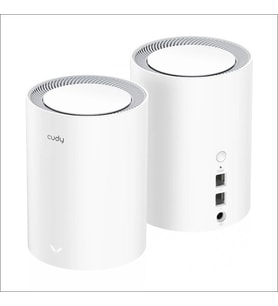 CUDY M1200 AC1200 Dual Band EV Ofis Tipi Mesh Router 2-li paket