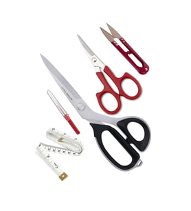 7250 Titanyum Uçlu Plastik Saplı Kumaş Kesim Makası Set 10 No 25 Cm