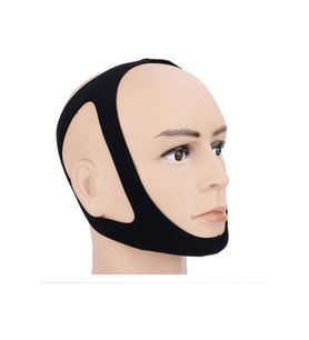Unisex Siyah Uyku Bandı Horlama Bandı Uyku Maskesi