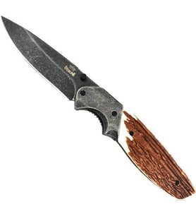 Sterling 11,43 cm Taşlanmış Liner Kilitli Çakı (Siyah)