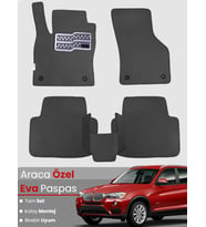 BMW X3 E83 (2003-2010) Uyumlu EVA Paspas Tam Set–Araca Özel,Su Geçirmez,Hızlı ve Kolay Montaj