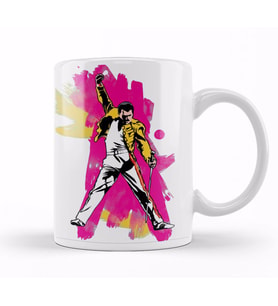 Queen Freddie  Mercury Kupa Bardak Porselen