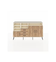 Arges Konsol 7 Raflı 3 Çekmeceli 3 Kapaklı 176x30x99 Aytaşı-Çam