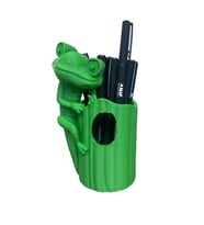 ÖZEL TASARIM BUKALEMUN KALEMLİK / DİŞ FIRÇALIK 3D BASKI (Yeşil)