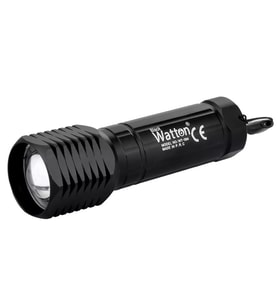 Mini Profesyonel Zoomlu LED El Feneri Şarjlı Güçlü Işık Yüksek Performans WT-094