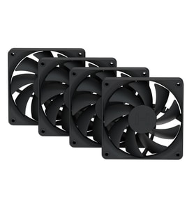 HYTE FA12 Pitch Black 120mm 4’lü Kasa Fanı (FAN-HYTE-FA12-BB-4 )