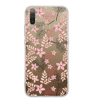PrintiFy General Mobile GM 10 Uyumlu Kamera Korumalı Floral Kırmızı Tasarımlı Şeffaf  Kılıf
