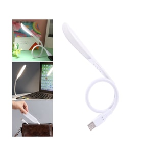 USB Girişli 14 Ledli 3 Kademeli Dokunmatik Masa/Kitap Okuma Lambası Ledi Beyaz (5343)
