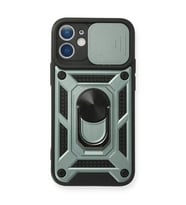 İphone 12 Pars Lens Yüzüklü - Yeşil