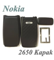 Nokia 2650 Kasa KAPAK Siyah - öN KApAK Arka Kapak Tuş Takımı