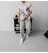 OVERSIZE REAL F KALİTELİ TİŞÖRT - %100 PENYE MADRİD TSHIRT (Beyaz)