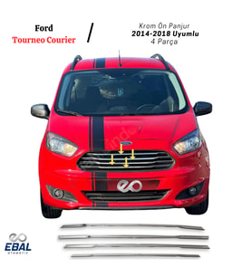 Ford Tourneo Courier Krom Ön Panjur 4 Parça 2014 ve Üzeri
