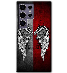 Galaxy S24 Ultra Kılıf HD Desen Baskılı Kılıf - Lucifer