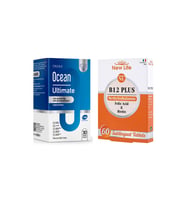 New Life B12 Plus Methylcobalamin 60 Tablet+ Ultimate 30 Kapsül (Mavi)